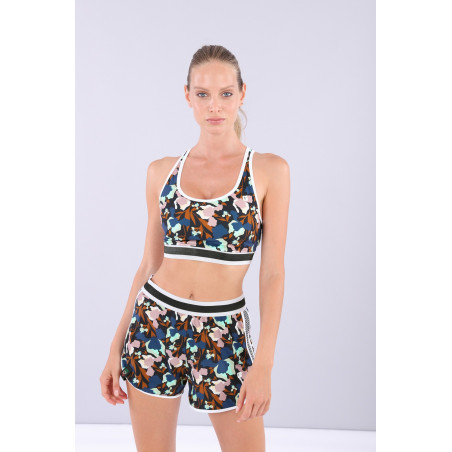 Floral Yoga Top - Made in Italy - BMP - Floral