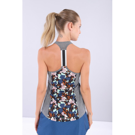 Floral Yoga Tank Top - Made in Italy - BMB - Floral