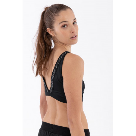 D.I.W.O Top With Mesh Inserts - N - Black