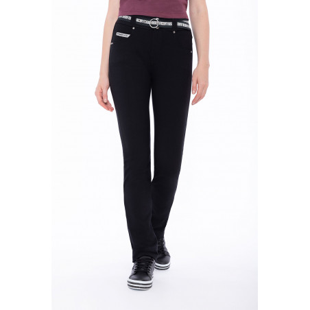 N.O.W® Pants - Mid Waist Straight - N0 - Black