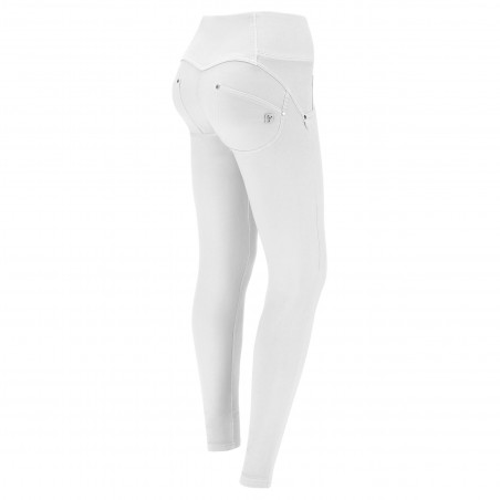 WR.UP® Snug Eco - Mid Waist Super Skinny - Garment Dyed - W - White