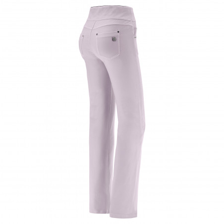 N.O.W® Pants - High Waist - Foldable Waist - Garment Dyed - P73 - Orchid Ice