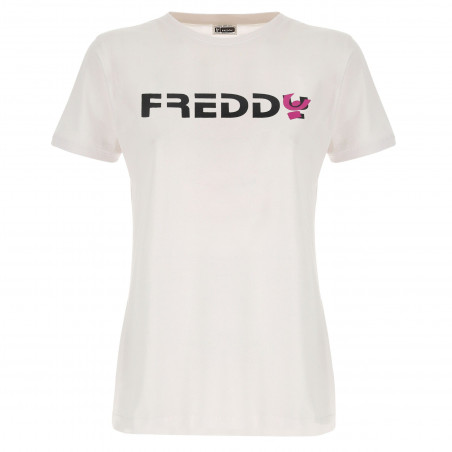 T-SHIRT - LOGO PRINT - W - WHITE