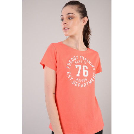 T-SHIRT - REGULAR FIT - A10 - FUSION CORAL