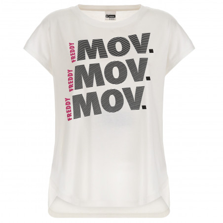 T-SHIRT IN MODAL - W - WHITE